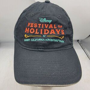 Disney California Adventure Park Festival Of Holidays Cap Hat Adjuatblae